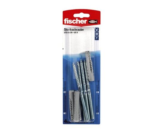 Plumbing threaded rod Fischer STS 8х120+UX K 4 pcs 90483