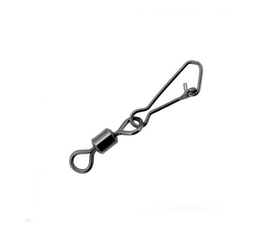 Карабинчики Gurza Rolling Swivel/Hooked Snap BN №14 10 шт