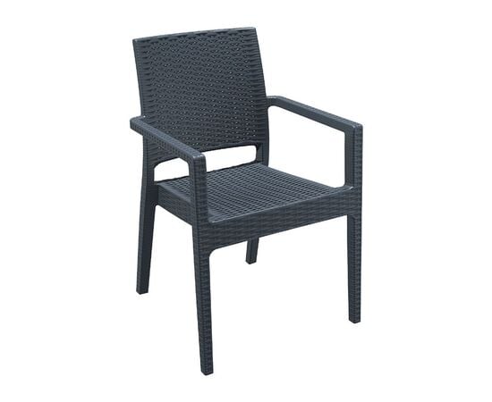 Armchair dark grey Ibiza 87x59x58 cm