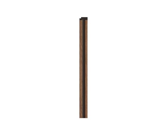 Right end trim VOX Profile Linerio S-Line Mocca 2650x35x12 mm