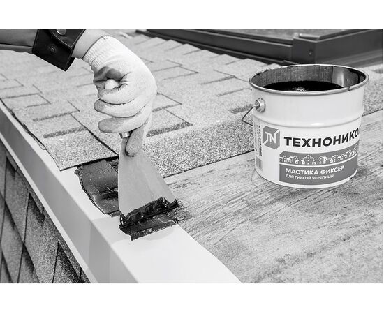 Mastic for roof flexible tiles Technonicol 23 12 kg