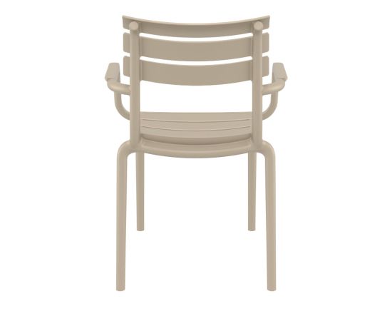 Кресло Paris 84x59x58 см cеро-коричневый