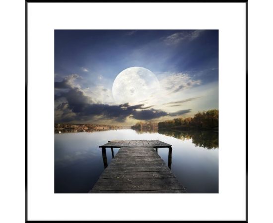 Picture in a frame Styler AB171 MOON JETTY 50X50