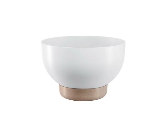 Flower pot with stand FORM PLASTIC Bowl Satina Eco 40 white