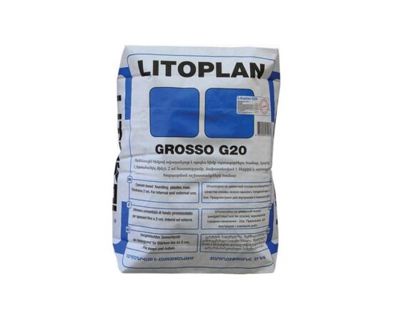 ბათქაში ფასადის Litokol LITOPLAN GROSSO G20 25 კგ