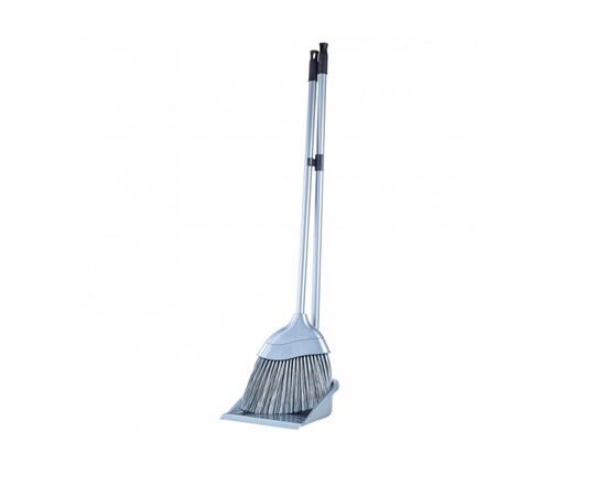 Set of broom and dustpan Aleana Euro gray