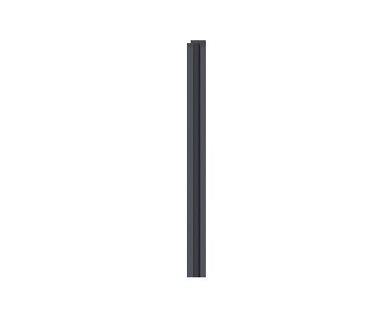 Right end trim VOX Profile Linerio S-Line Anthracite 2650x35x12 mm