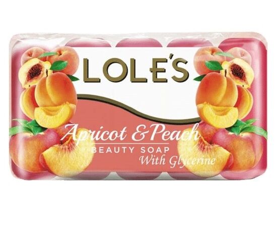 საპონი Lole's Apricot & Peach Beauty 5x60 გ, 5 ც