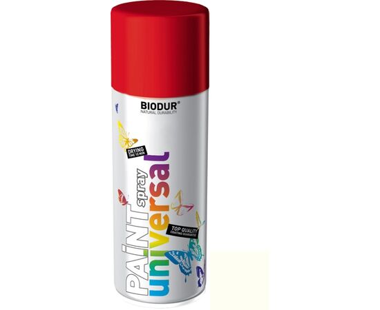 Spray paint Biodur glossy white 400 ml