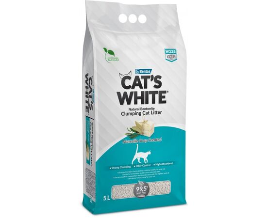 Cat litter with the aroma of Marseille soap Cat's White 5L W225