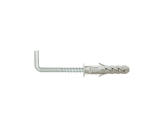 Universal dowel UNIPLUG Koelner 5x25 mm with straight hook 4 pcs B-UNIFIX-05K blist