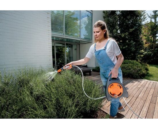 Mini reel with hose and accessories GF Aquabag Maxi GF80005606 11.5 m orange