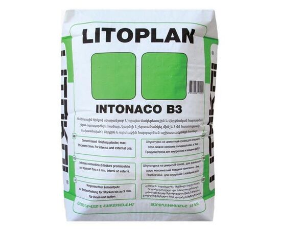 ბათქაში ფასადის Litokol LITOPLAN INTONACO B3 25 კგ