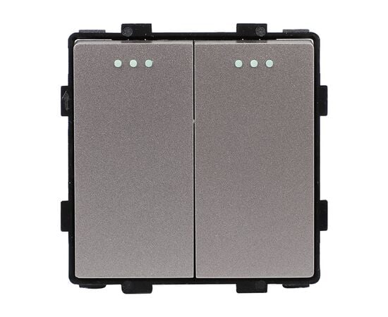 Switch without frame Socket Style 2 grey