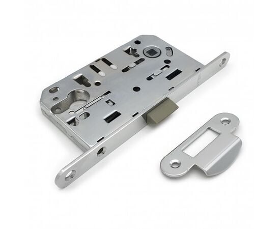 Silent mortise lock Soller 600ET-CP turnkey chrome