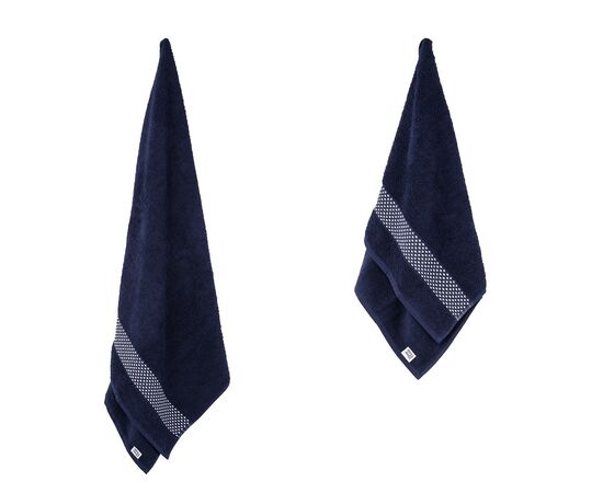 Towel set Ardesto ART2557IN 100%cotton 2pcs blue