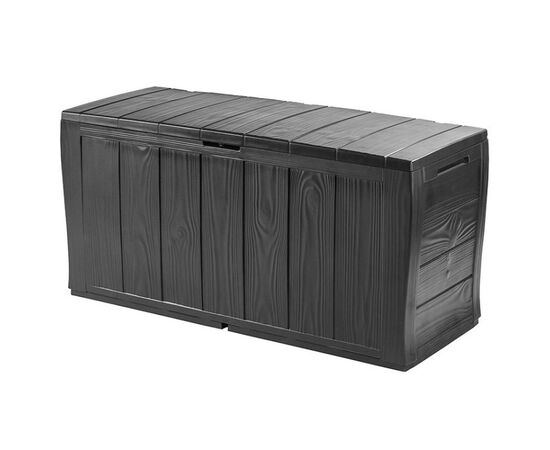 ბოქსი ბაღის Keter Sherwood Storage Box 117x45x58 სმ ანტრაციტი