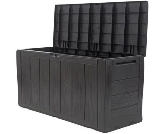 ბოქსი ბაღის Keter Sherwood Storage Box 117x45x58 სმ ანტრაციტი