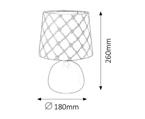 Desk lamp Rabalux Ellie 4384 E14 1X MAX 40W