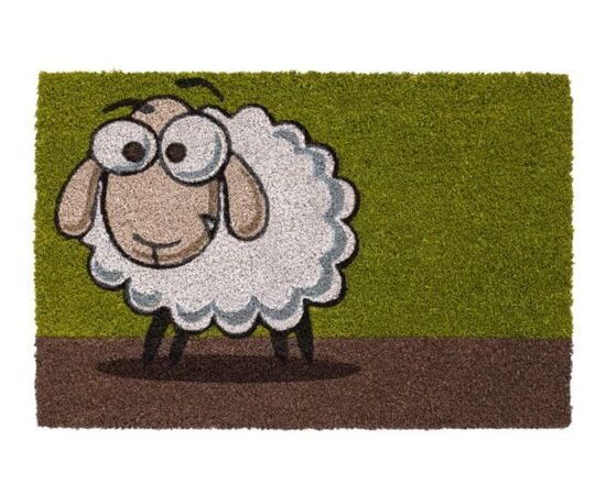 ფეხსაგები Hamat Ruco Print Welcome Sheep Green 40x60 სმ