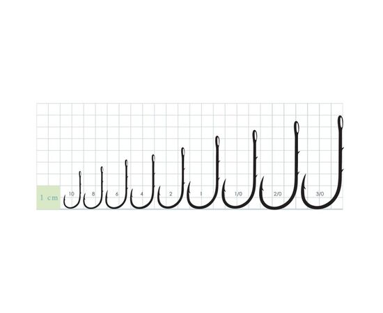 Hooks Gurza Sport S-59 2BH KE-3206-004 #4 9 pcs