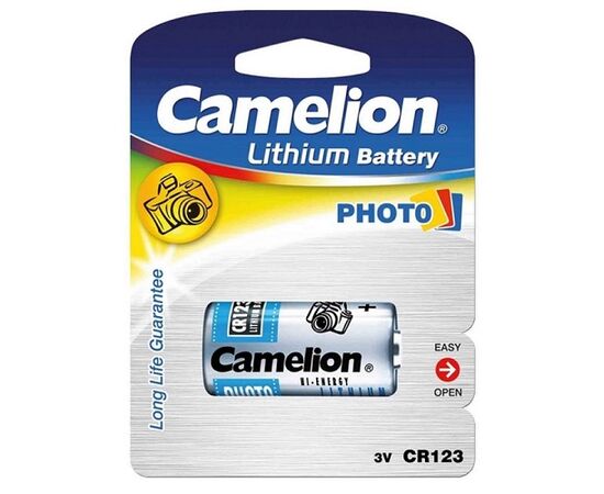 Battery Camelion CR123-BP1R Lithium CR123 3V 1 pcs