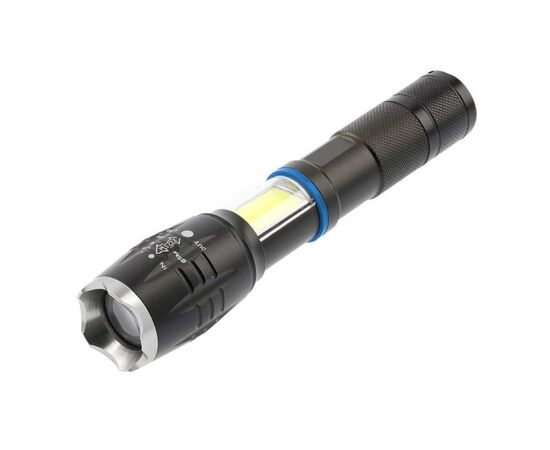 Flashlight GTV LED 8W 6400K 800Lm IP44 black