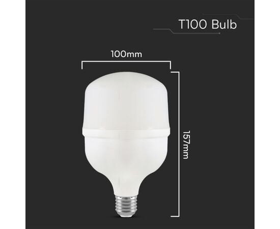 ნათურა LED V-TAC 23571 T100 E27 30W 6500K