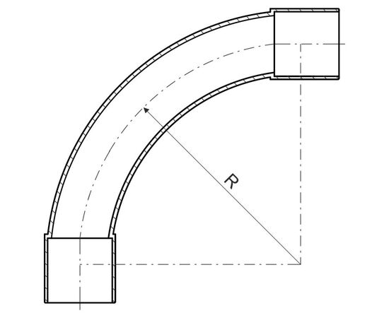 Колено/изгиб Kopos 4120_KB 20/70 мм 90°