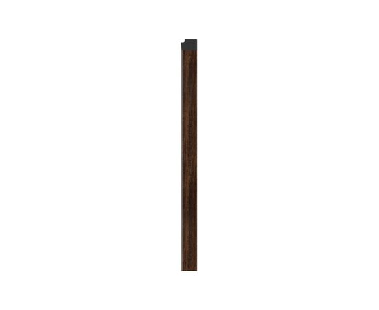 Right end trim VOX Profile Linerio L-Line Chocolate 2650x32x21 mm