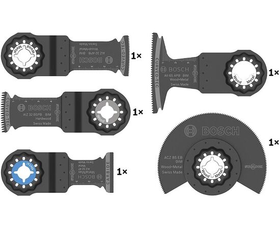 Set of nozzles for wood and metal Bosch 2608664131 5 pcs