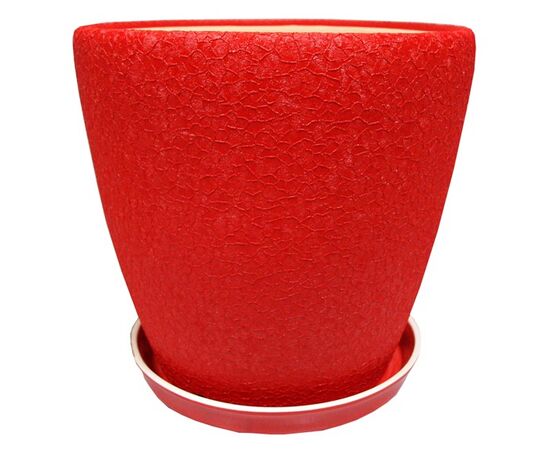 Flower Pot Ceramic with a stand Grace N1 Red Silk