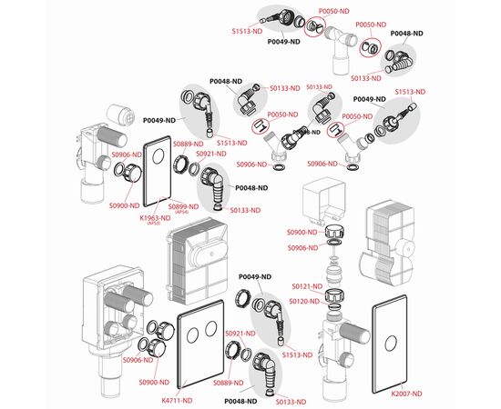 Сливной сифон для стиральной машины из нержавеющей стали Alca Drain APS3