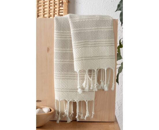 Towel Arya 38X68 Zigzag beige