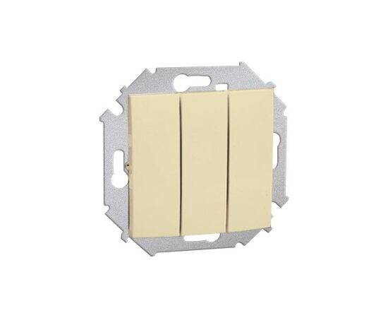 Switch without frame Simon 15 1591391-031 3 key beige