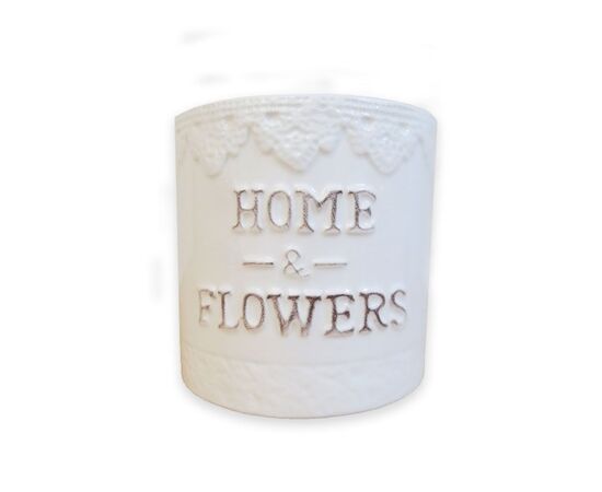 Ceramic flowerpot Sweet Home