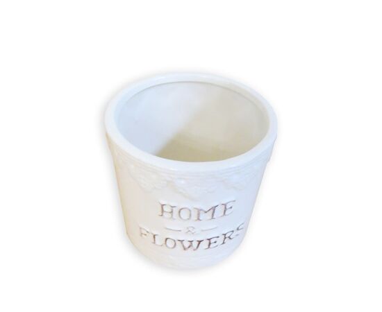 Ceramic flowerpot Sweet Home