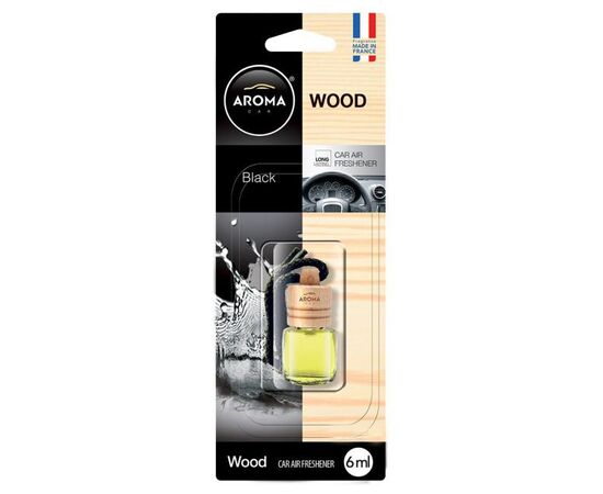 არომატიზატორი Aroma Car WOOD  Black 6ml