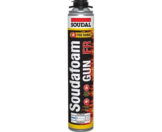 Монтажная пена огнестойкая Soudal Soudafoam FR Gun 750 мл