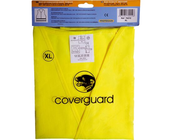 Reflective waistcoat Coverguard 70242 XL yellow