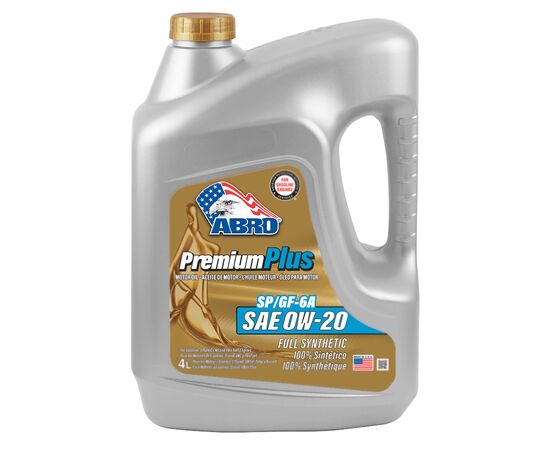 ძრავის ზეთი Abro Premium Full Synthetic Sae 0W-20 4 ლ (MO-FS-0-20-SNP-4L-F)