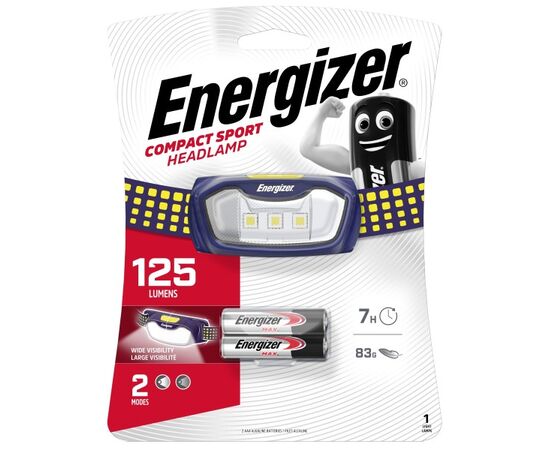 Фонарь налобный Energizer Flashlight Sport HL 125 TR HDCS22