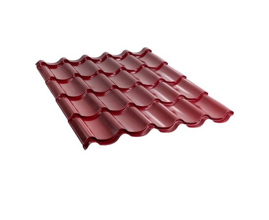 Metal tile 0.45x1180x2000 mm 2.36 m² burgundy