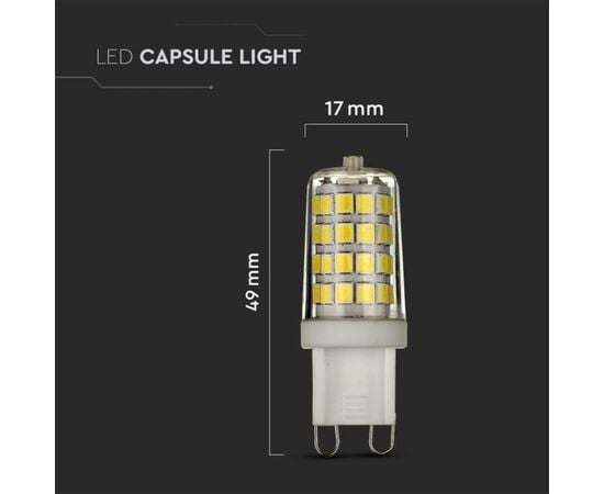 Lamp LED V-TAC G9 3W 4000K