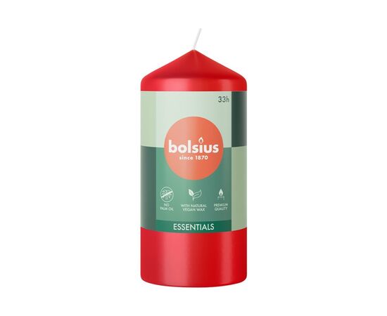 Candle Bolsius delicate red 120/58 mm