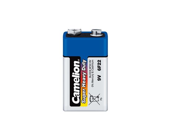 Battery Camelion Super Heavy Duty 6LR61 9V saline 1 pcs