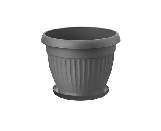 Plastic flower pot FORM PLASTIC Dona 0170-014 Ø40 anthracite