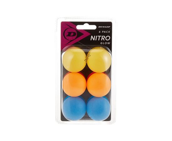 Мяч для настольного тенниса Dunlop 40+ Nitro Glow 6 BALL BOX