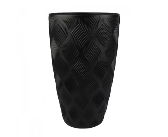 Flower pot FORM PLASTIC Flow Slim 40 deep black (4730-084)