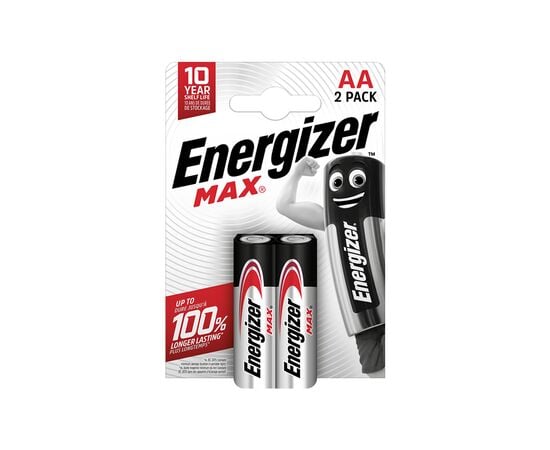 Батарейка Energizer AA 2шт LR6 MAX 1.5V